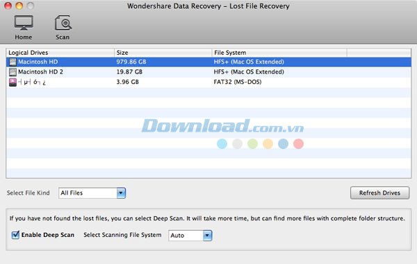 Wondershare Data Recovery for Mac!