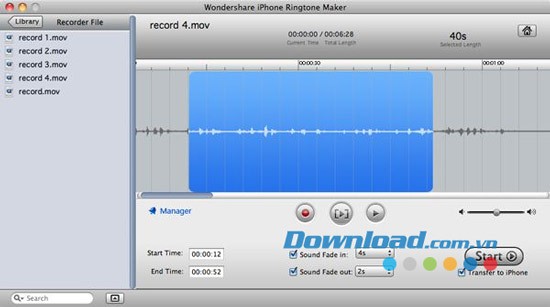Wondershare iPhone Ringtone Maker for Mac