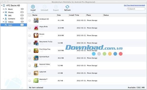 Wondershare MobileGo for Android Pro for Mac