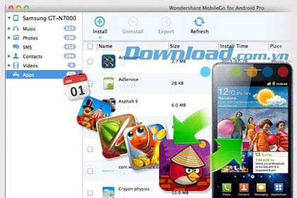 Wondershare MobileGo for Android Pro for Mac