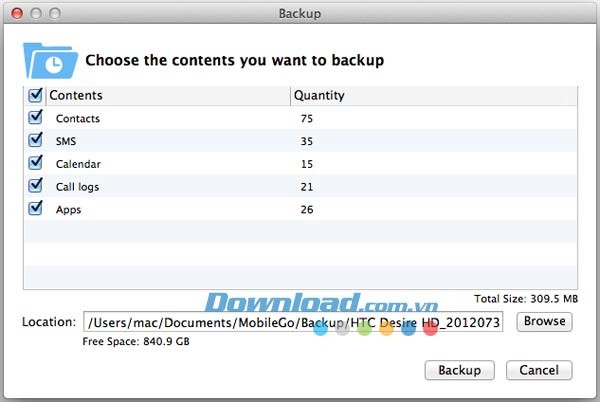 Wondershare MobileGo for Android Pro for Mac