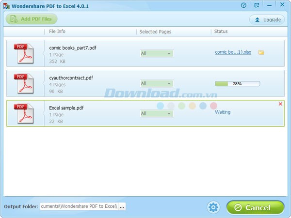 Wondershare PDF to Excel Converter