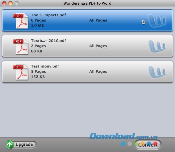 Wondershare PDF to Word for Mac