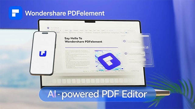 Wondershare PDF Element 10 được trang bị công nghệ AI để xử lý PDF nhanh và thông minh hơn