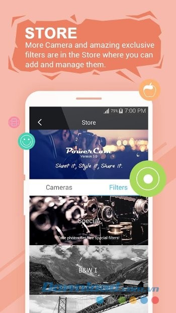 Cửa hàng ứng dụng PowerCam