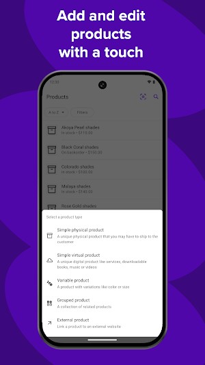 Tạo và chỉnh sửa sản phẩm dễ dàng
