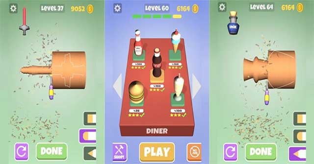 Hãy tạo ra tất cả các loại đồ vật độc đáo từ gỗ trong game Wood Shop cho Android