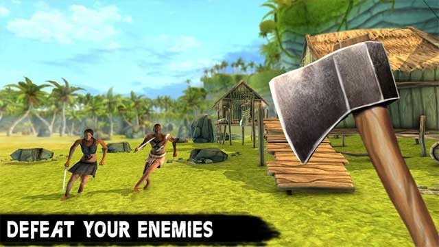 Chiến đấu với những thổ dân hung hãn trên đảo hoang