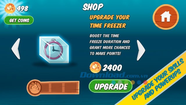 Nâng cấp kỹ năng và các gói tăng sức mạnh của bạn