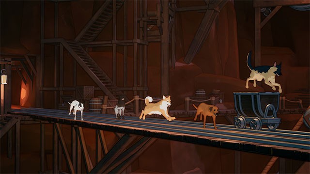 Woofy Run là game đua chó online vượt chướng ngại vật và cạm bẫy