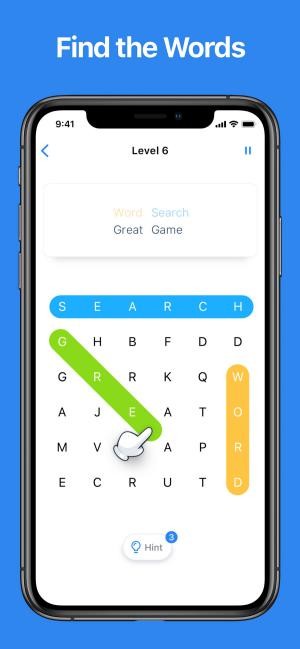 Word Search là game từ tiếng Anh hấp dẫn