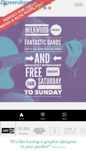 Sắp xếp bố cục tươi mới