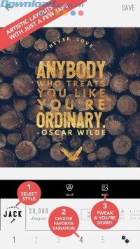 Vô số hình nền, kiểu chữ cho bạn lựa chọn