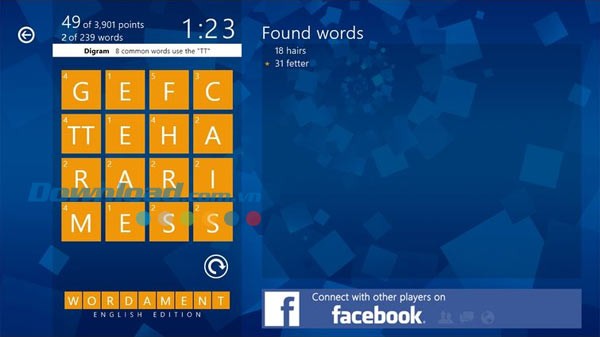 Wordament for Windows 8