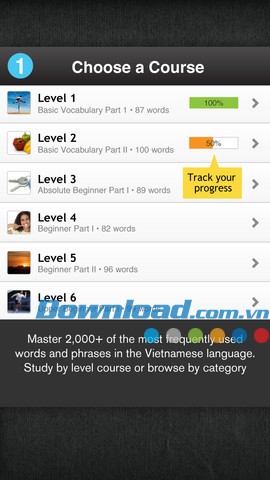 WordPower Learn Vietnamese Vocabulary Free for iOS