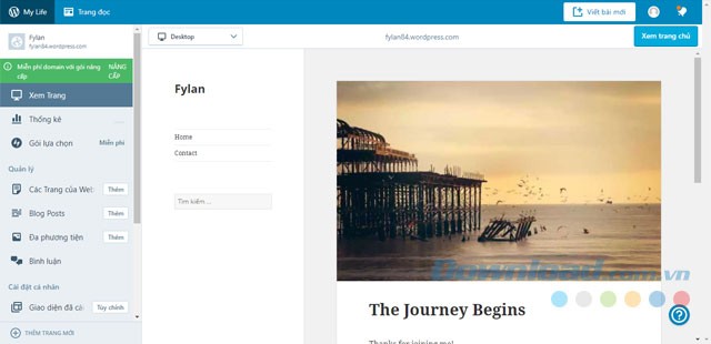 Quản lý nội dung và thống kê traffic