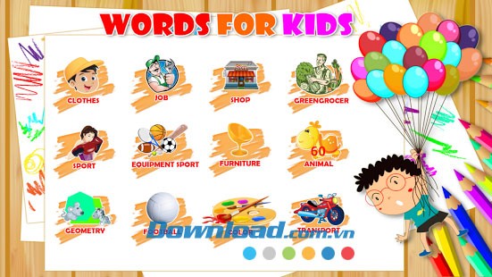Words for Kids for Android