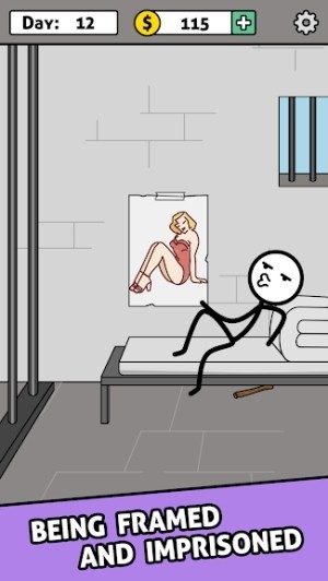 Giúp người que vượt ngục bằng cách giải các câu đố ô chữ trong game Words Story