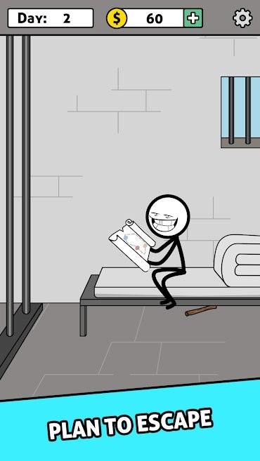 Stickman lên kế hoạch trốn thoát