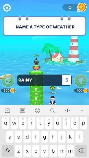 Words to Win yêu cầu bạn trả lời các câu hỏi đố chữ