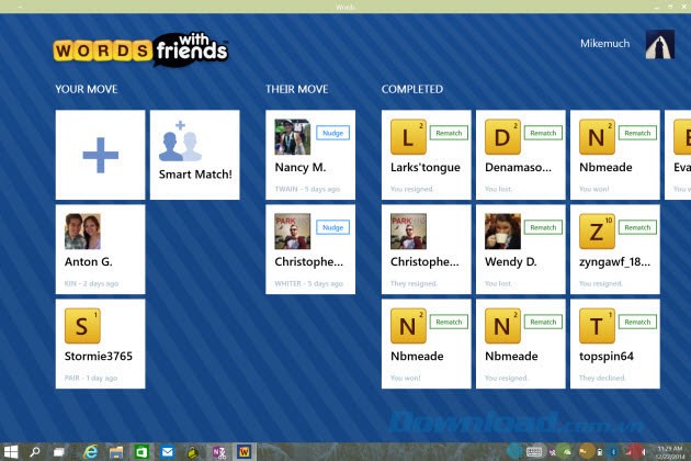 Chơi game đố chữ theo lượt