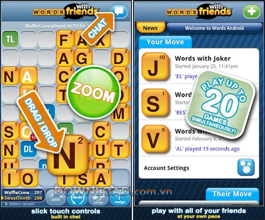 Words With Friends Free for Android