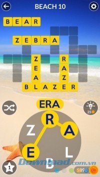 Game đố từ Wordscapes cho Android