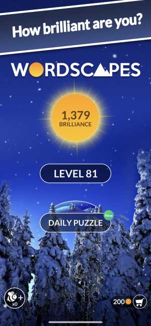 Wordscapes là game giải ô chữ nhiều người yêu thích