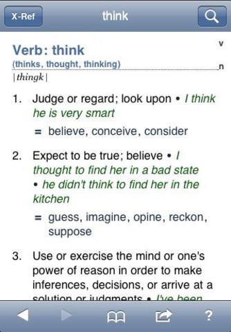 WordWeb Dictionary for iPhone