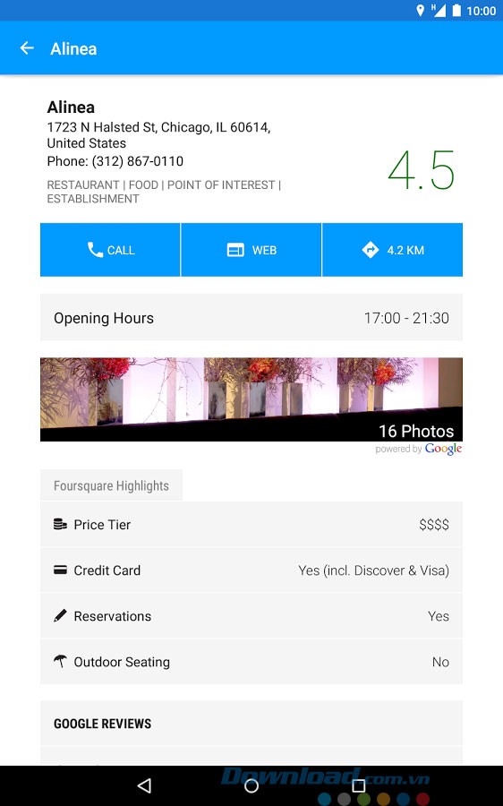 Thông tin về cửa hàng
