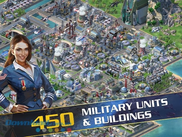 450 đơn vị và công trình trong game World at Arms