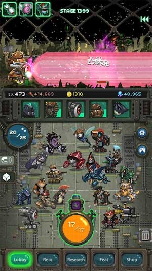 World Beast War sở hữu đồ họa pixel cổ điển nhưng đẹp mắt