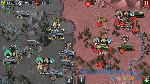 Game chiến tranh đặc sắc World Conqueror 3 cho iOS