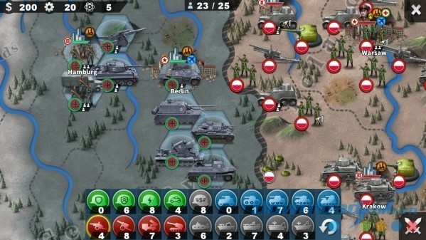 Hãy tự tin chứng minh bản lĩnh của một vị tướng tài trong World Conqueror 4 cho Android