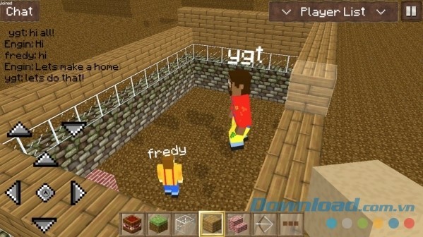 World Craft Dream Island cho Android hỗ trợ tính năng chat thoại tiện lợi