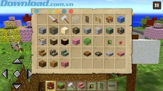 Nguồn nguyên liệu vô tận cho người chơi sử dụng