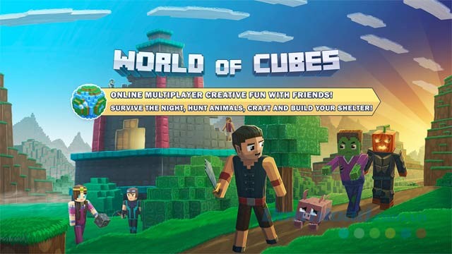 Game sinh tồn và xây dựng giống Minecraft