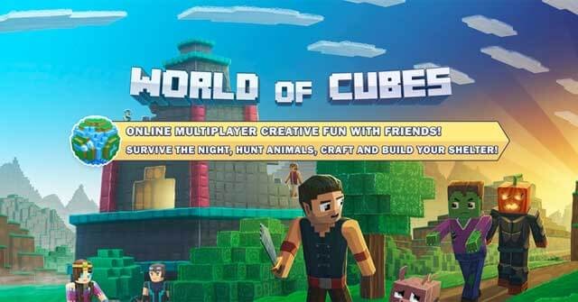 Game vui sáng tạo World of Cubes Survival Craft cho Mac