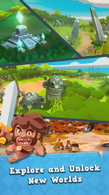 Khám phá và mở khóa nhiều thế giới mới trong World of Legends