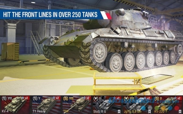 Hệ thống xe tăng phong phú của World of Tanks Blitz cho Mac