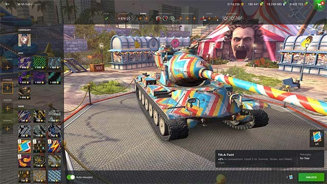 Cải thiện tính năng ngụy trang cho xe tăng với nhiều tùy chọn mới