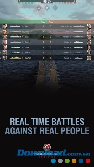 Trận chiến diễn ra trong thời gian thực