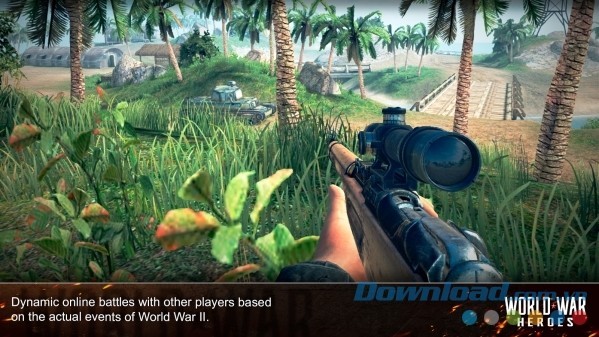 World War Heroes cho Android dựa trên các sự kiện có thực trong Thế chiến II