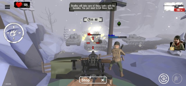 Cơ chế bắn tự động, bạn chỉ cần nhắm mục tiêu