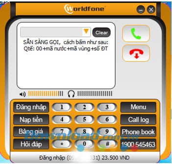 WorldfonePC Dialer