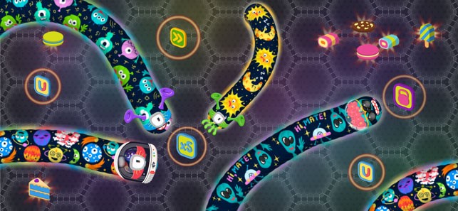 Các chú rắn với nhiều kiểu hoa văn bắt mắt