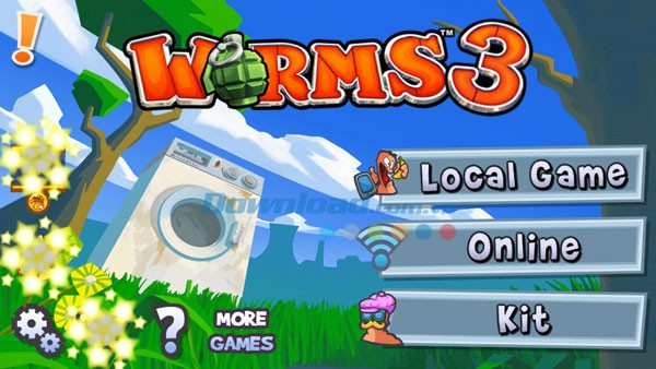 Worms 3 cho iOS