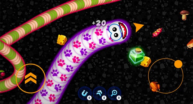 Worms Zone IO liên tục cập nhật sự kiện, skin, phần thưởng... để đa dạng hóa trò chơi