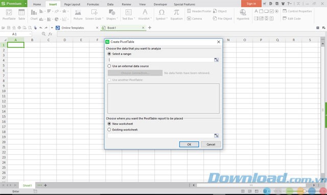 Tính năng Pivot Table