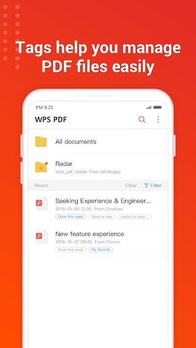WPS PDF Reader & Viewer cho Android